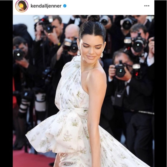 Blue Tear Drop Sapphire Crystal Silver Earrings - Picture 4 of 16